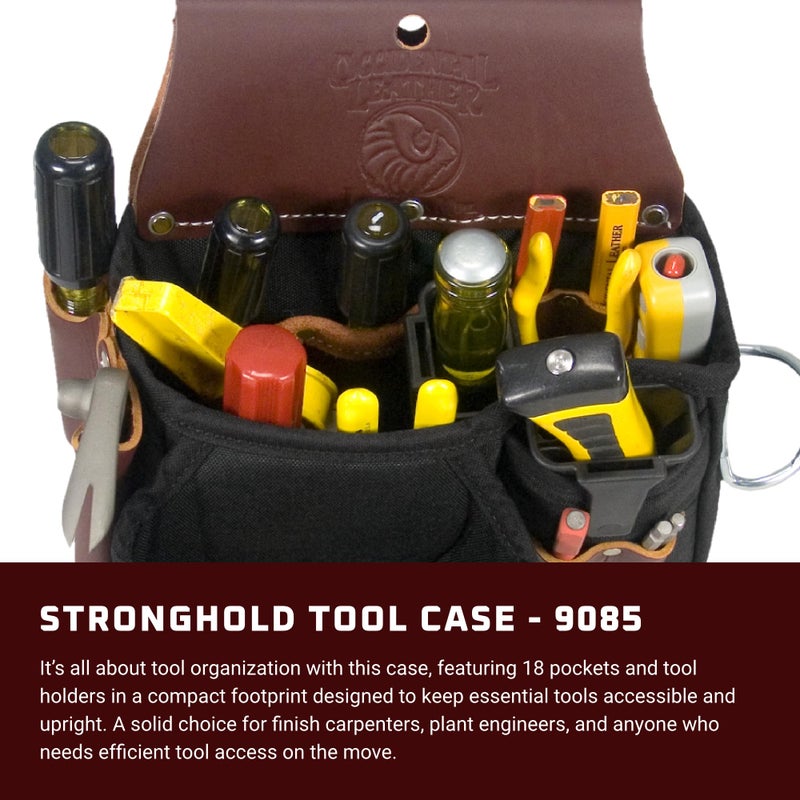 Occidental Leather Stronghold Tool Case - 18 Pockets & Tool Holders - Made in USA - Image 2